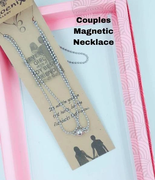 Magnetic Heart Necklace for Couples