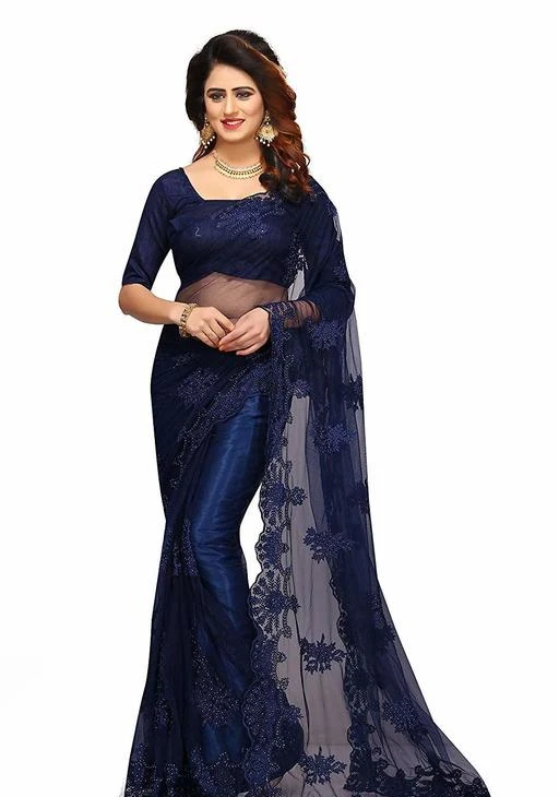 Checkout this latest Sarees
Product Name: *Trendy Net Women's Saree*
Saree Fabric: Net
Blouse: Running Blouse
Blouse Fabric: Silk
Pattern: Embroidered
Net Quantity (N): Single
Sizes: 
Free Size (Saree Length Size: 6.3 m) 
Country of Origin: India
Easy Returns Available In Case Of Any Issue


SKU: BF-SR-02 Blue
Supplier Name: Bd_Fashion

Code: 466-6379383-9642

Catalog Name: Kashvi Ensemble Net Women's Sarees
CatalogID_1014344
M03-C02-SC1004