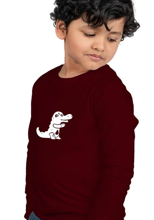 Checkout this latest Tshirts & Polos
Product Name: *Chombooka Pure Cotton Fabric Kids Graphic Printed Fullsleeve T Shirt (Dinosaur Face)*
Fabric: Cotton
Sleeve Length: Long Sleeves
Pattern: Printed
Multipack: Single
Sizes: 
2-3 Years, 3-4 Years, 4-5 Years, 5-6 Years, 6-7 Years, 7-8 Years, 8-9 Years, 9-10 Years, 10-11 Years, 11-12 Years, 12-13 Years, 13-14 Years, 14-15 Years
Country of Origin: India
Easy Returns Available In Case Of Any Issue


SKU: Kids_dinosaur_Face_Maroon_Fullsleeve
Supplier Name: Dream Creations

Code: 613-63836492-006

Catalog Name: Cutiepie Classy Boys Tshirts
CatalogID_16992725
M10-C32-SC1173