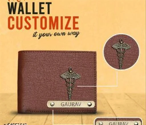 Mens Wallet Purse Name Wallet Customized Wallet STEP 1:-Place Your Order On  Meesho. STEP