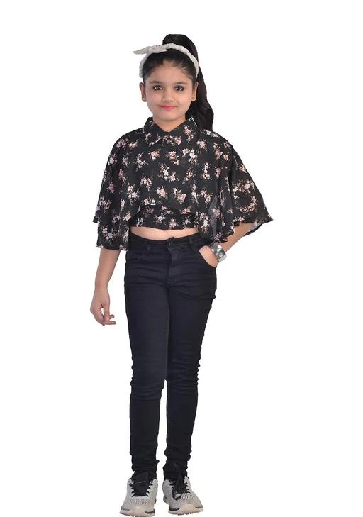 Checkout this latest Tops & Tunics
Product Name: *ONE CENTRE Girls Casual Top | Regular Fit & Fashionable Tops for Girls*
Fabric: Silk
Sleeve Length: Three-Quarter Sleeves
Pattern: Printed
Net Quantity (N): Single
Sizes: 
7-8 Years, 13-14 Years
ONE CENTRE is providing the most fashionable, comfortable, and always top-notch quality clothes for young girls and teenagers, we have created a beautiful collection with all the essential clothes your girls need to thrive. For school, beach, holidays, or special occasions. Let Your Precious Ones Enjoy This Summer with a Brand-New Pair of ONE CENTRE Top – The Ultimate Combination of Comfort and Style, Perfect for Every Look! Are you looking for a pretty, yet super comfortable pair of Top for your little girl? Does she love fashion but doesn’t like compromising on comfort? We feel her! The girls Top are the optimal Febric making them an ideal choice for a variety of occasions. Super comfy and still uniquely stylish, they’re here to make any little girl stand out with every outfit. COMFORT AND STYLE: Light, soft and breathable, these Tops are perfect for wearing all day - every day. A GREAT CHOICE FOR ANY OCCASION: Whether for school, holidays, daily activities or playing with friends, these Tops easily create a timeless, pretty, girly look. EASY TO COMBINE: Let your little girl wear these Tops for with her favourite Pant, Jeans, Palazzo, shorts and look her best wherever she goes.
Country of Origin: India
Easy Returns Available In Case Of Any Issue


SKU: A2104GMCA0507 PR1 BLACK
Supplier Name: ONE CENTRE

Code: 995-64103583-995

Catalog Name: Pretty Elegant Girls Tops & Tunics
CatalogID_17076326
M10-C32-SC1142