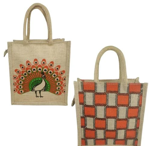  Handmade Wire Koodai Grocery Basket Bag Pack Of 2 Made In India /