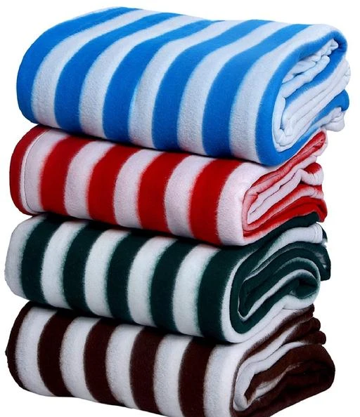 Checkout this latest Blankets, Throws & Quilts
Product Name: *EVOLIFE® Super Soft Strips Print Polar/Fleece Heavy Single Bed Woolen Blanket 500 TC Quilt/Rajai/Comforter Blanket Singlea Bed Warm King Size (Set of 4)(152 X 228 cm)*
Fabric: Polyester
Print or Pattern Type: Striped
Multipack: 4
Thread Count: 400
This blanket also has the characteristics similar to a duvet Mattresses Single Bed Fleece Blanket Cotton blankets blankets combo pack winter blanket single blankets blanket double blanket single bed kambal single bed comforter double bed mink blanket.
Sizes: 
Free Size (Length Size: 90 in, Width Size: 60 in) 
Country of Origin: India
Easy Returns Available In Case Of Any Issue


Catalog Rating: ★3.5 (60)

Catalog Name: Gorgeous Alluring Blankets
CatalogID_17150684
C53-SC1102
Code: 345-64334193-948
