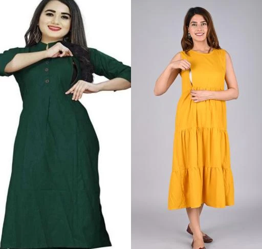 Checkout this latest Feeding Kurtis & Kurta Sets
Product Name: *Comfortable Feeding Kurti Combo*
Fabric: Rayon
Bottomwear Fabric: Acrylic
Bottom Type: Churidar
Sleeve Length: Sleeveless
Stitch Type: Stitched
Fit/ Shape: Jacket Kurta
Pattern: Solid
Combo of: Combo of 2
Comfortable Feeding  Kurti for Casual Wear COMBO
Sizes: 
M (Bust Size: 38 in, Top Length Size: 48 in, Waist Size: 35 in, Bottom Length Size: 48 in) 
L (Bust Size: 40 in, Top Length Size: 48 in, Waist Size: 37 in, Bottom Length Size: 48 in) 
XL (Bust Size: 42 in, Top Length Size: 48 in, Waist Size: 39 in, Bottom Length Size: 48 in) 
XXL (Bust Size: 44 in, Top Length Size: 48 in, Waist Size: 41 in, Bottom Length Size: 48 in) 
Country of Origin: India
Easy Returns Available In Case Of Any Issue


SKU: Green0Mustard1
Supplier Name: SFS@ creation

Code: 015-64643301-999

Catalog Name: Fabulous Feeding Kurtis & Kurta Sets
CatalogID_17252940
M04-C53-SC2330