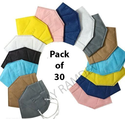 Checkout this latest PPE Masks
Product Name: * N95 Breathable 5-Layer with Nosepin Anti- Pollution , Anti- Virus Reusable, Washable Protective Respiratory Face Mask Pack of 30*
Product Name:  N95 Breathable 5-Layer with Nosepin Anti- Pollution , Anti- Virus Reusable, Washable Protective Respiratory Face Mask Pack of 30
Net Quantity (N): 30
Size: Free Size
Gender: Unisex
Type: N95
N-95 5 LAYER WITHOUT RESPIRATOR PREMIUM QUALITY WITH MELT BLOWN FABRIC FULL OF SAFETY MASK N95 5 LAYERS INNER NOSE PIN Reusable, Washable COMBO OF N95 & KN95 5-LAYER MASK , ANTI - POLLUTION, ANTI - VIRUS BREATHABLE, WITHOUT RESPIRATOR, PREMIUM QUALITY WITH MELT BLOWN FABRIC FULL OF SAFETY FACE MASK Reusable, Washable 
Country of Origin: India
Easy Returns Available In Case Of Any Issue


SKU: N95_multicolor_mask_pack_30 
Supplier Name: Jay Ramdev enterprise

Code: 902-65073078-993

Catalog Name:  Everyday PPE Masks
CatalogID_17384514
M07-C22-SC1758