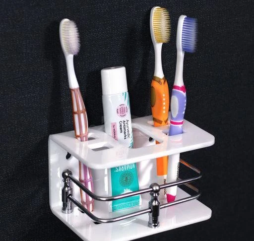 Checkout this latest Tumbler Holders
Product Name: *tooth brush holder, toothbrush holder, wall brush holder, sweet home brush sand, brush stand, acrylic brush stand, acrylic tooth brush holder, sweet home tooth brush holder, wall stand, acrylic brush stand*
Material: Plastic
Product Breadth: 8 Cm
Product Height: 8.5 Cm
Product Length: 12.5 Cm
Net Quantity (N): Pack Of 1
Acrylic Toothbrush Holder - Made of thick acrylic and high-grade stainless steel, durable use for a long time, perfect to keep your bathroom counter organized. Toothbrush Organizer Size - Total Size : 12.5*8.5*8 cm(L*W*H), Acrylic Toothbrush Holder. Small Toothbrush Holder with 5 Slots – 4 toothbrush slots, 1 toothpaste slot; 5 Slots meet the needs of most families to organize manual toothbrush, Acrylic toothbrush and toothpaste. Easy to Install - Acrylic Toothbrush Holder is detachable for easy cleaning and features a ventilation design for quick drying. Easy to assemble and disassemble with installation accessories. Package Included - 1 Toothbrush and Toothpaste Holder Stand, If you are not satisfied with the Bathroom Toothbrush Holder
Country of Origin: India
Easy Returns Available In Case Of Any Issue


SKU: tooth_brush_holder_1646
Supplier Name: SWEET HOME SALES AGENCY

Code: 012-65116972-996

Catalog Name: Classic Soap Holders & toothbrush holder
CatalogID_17398944
M08-C26-SC1583
.