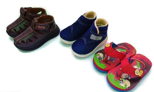Buy Men's Combo of Blue Sneakers Shoes & Brown Slippers online | Looksgud.in