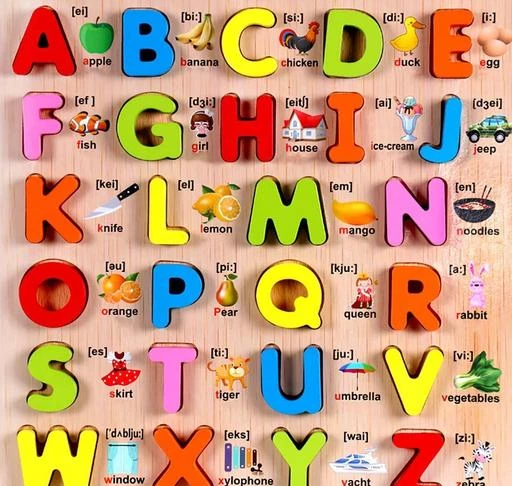 Checkout this latest Educational Toys
Product Name: *NIYO Wooden Colorful Learning Letters Alphabets Board for Kids, 3D Educational Learning Wooden Tray (Capital Letter)  Educational  Toys*
Recommended Age: 1 - 2 years
NIYO Wooden Colorful Learning Letters Alphabets Board for Kids, 3D Educational Learning Wooden Tray (Capital Letter), Wooden Alphabet with Capital, Small & Number Seprate Wooden Tray . Smooth wooden Letters painted with beautiful and attrasctive colours. Alphabet letters with 26 colours Capital as well Small & Number tray with 25 letters. Kids will develop letter recognisation, develop motor skill, problem solving skill, hand-eye cordination, visual senses, phonetics awareness and fine motor skills as well early learing development. Eco-Friendly product.
Easy Returns Available In Case Of Any Issue


SKU: wXjsatob
Supplier Name: NIYO

Code: 553-65172992-595

Catalog Name: Styles Kids   Educational  Toys
CatalogID_17417422
M10-C34-SC1293