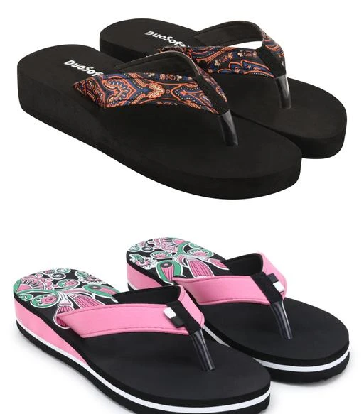 Checkout this latest Flipflops & Slippers
Product Name: *Multicolor Solid Thong Flip-flops For Women - Pack of 2*
Material: EVA
Sole Material: EVA
Fastening & Back Detail: Slip-On
Pattern: Solid
Net Quantity (N): 2
Duosoft Black, Pink Rubber Home, Bathroom, Kitchen & Local Market Slippers for Women & Girls.
Sizes: 
IND-4, IND-5, IND-6, IND-7, IND-8
Country of Origin: India
Easy Returns Available In Case Of Any Issue


SKU: DS-010-ORNG_DS-002-PNK
Supplier Name: Delhi Sales Agency

Code: 823-65252190-999

Catalog Name: Aadab Graceful Women Flipflops & Slippers
CatalogID_17444525
M09-C30-SC1070
.