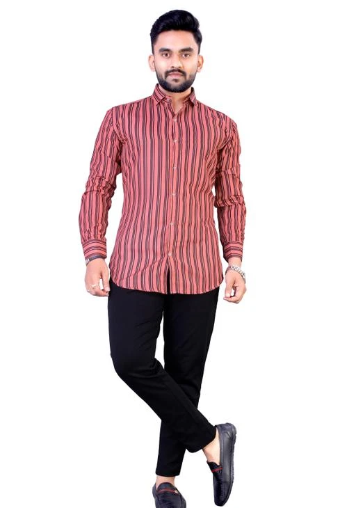 Checkout this latest Shirts
Product Name: *vraj fashion Premium Shirts | Original | Very Comfortable | Perfect Fit | Pollycotton | Good Quality | Shirts For Men & Boys | Stylish And Modern | Trendy Hot And Latest | Formal Shirt | Classic Glamorous | Casual Shirt | full Sleeve Shirt | Regular Fit | Solid digital print Shirt*
Fabric: Polycotton
Sleeve Length: Long Sleeves
Pattern: Striped
Net Quantity (N): 1
Sizes:
M (Chest Size: 38 in, Length Size: 28 in) 
L (Chest Size: 40 in, Length Size: 29 in) 
XL (Chest Size: 42 in, Length Size: 30 in) 
vraj fashion Premium Shirts | Original | Very Comfortable | Perfect Fit | Pollycotton | Good Quality | Shirts For Men & Boys | Stylish And Modern | Trendy Hot And Latest | Formal Shirt | Classic Glamorous | Casual Shirt | full Sleeve Shirt | Regular Fit | Solid digital print Shirt High Definition Print - Using the highest quality solvents and colors combines with fully automated machines, we ensure our products have razor-sharp prints that highlight every single detail.Please Note: Colours may slightly vary depending on your screen brightness.
Country of Origin: India
Easy Returns Available In Case Of Any Issue


SKU: VF107
Supplier Name: VRAJ FASHION

Code: 603-65338777-9911

Catalog Name: Trendy Elegant Men Shirts
CatalogID_17472954
M06-C14-SC1206