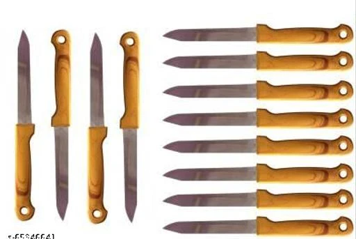 Checkout this latest Kitchen Knives & Knife Sets
Product Name: *knife set-12*
Product Breadth: 0.5 
Product Height: 0.5 
Product Length: 0.5 
 Fruit Knife Set  (Pack of 12)
Country of Origin: India
Easy Returns Available In Case Of Any Issue


SKU: fbCJ9aKp
Supplier Name: VIJAY EXPORT

Code: 712-65346641-992

Catalog Name:  New Collections Of Knife Set
CatalogID_17475659
M08-C23-SC1648