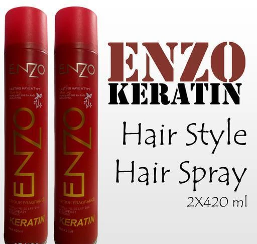  - Quality Enzo Keratin Hair Spray For Men Women / Quality Enzo  Keratin