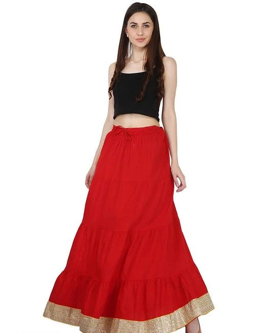 Buy Ibutterfly Womens Cotton Printed Ethenic Wear Skirt for Women Maxi  Length Skirt for Women Multicolour New Fancy Long Ethnic Skirt at Amazonin