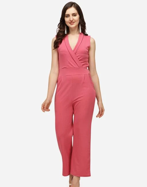Checkout this latest Jumpsuits
Product Name: *Fabflee Women Pink solid basic jumpsuit*
Fabric: Polyester
Sleeve Length: Sleeveless
Pattern: Solid
Net Quantity (N): 1
Sizes: 
XL (Bust Size: 40 in, Length Size: 54 in, Waist Size: 36 in, Hip Size: 42 in) 
Editor Notes: Fabflee presents this charming pink dress which would be an elegant choice to wear with a headpiece and gold accessories. Dramatic entrance, sorted!  Details: Pink solid basic jumpsuit, has overlap neck, sleeveless, 2 curved pockets with straight cut bottoms.
Country of Origin: India
Easy Returns Available In Case Of Any Issue


SKU: FF148
Supplier Name: Fabflee

Code: 863-65517316-998

Catalog Name: Stylish Fashionista Women Jumpsuits
CatalogID_17534615
M04-C07-SC1030