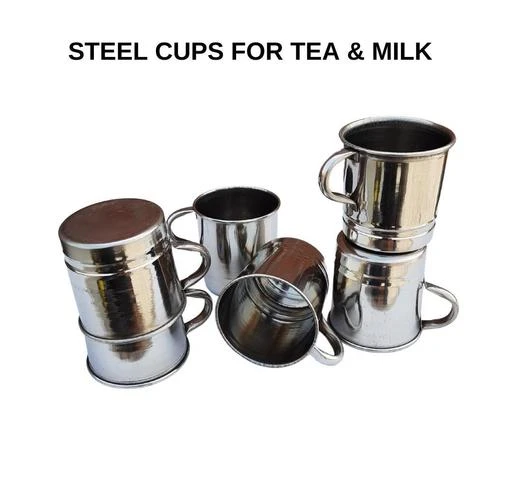 Checkout this latest Cups, Mugs & Saucers
Product Name: *Wonderful Steel Cups for Tea & Milk ( Pack of 6) Cups, Mugs & Saucers*
Material: Steel
Type: Tea Cup
Product Breadth: 6 Cm
Product Height: 6 Cm
Product Length: 6 Cm
Pack Of: Pack Of 6
Country of Origin: India
Easy Returns Available In Case Of Any Issue


Catalog Rating: ★3.9 (8)

Catalog Name: Essential Cups, Mugs & Saucers
CatalogID_17576963
C190-SC2066
Code: 442-65620222-993
