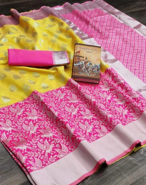 Checkout this latest Sarees
Product Name: * Soft Traditional Kanchi Pattu Silk saree*
Saree Fabric: Litchi Silk
Blouse: Separate Blouse Piece
Blouse Fabric: Art Silk
Pattern: Zari Woven
Multipack: Single
Sizes: 
Free Size (Saree Length Size: 5.5 m, Blouse Length Size: 0.8 m) 
Country of Origin: India
Easy Returns Available In Case Of Any Issue


SKU: MIP_SPARROW_YELLOW_PINK2
Supplier Name: Mangroliya Impex

Code: 776-65636835-9921

Catalog Name: Kashvi Fabulous Sarees
CatalogID_17582419
M03-C02-SC1004