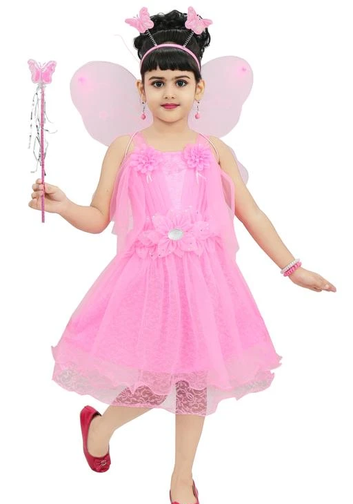 Checkout this latest Frocks & Dresses
Product Name: *Girls Pink Rayon Frocks & Dresses Pack Of 1*
Fabric: Rayon
Sleeve Length: Shoulder Straps
Pattern: Embellished
Net Quantity (N): Single
Sizes:
1-2 Years, 2-3 Years, 3-4 Years, 4-5 Years, 5-6 Years, 6-7 Years, 7-8 Years, 8-9 Years
Find your children's dream in this beautiful angel dress. Made with cotton fabric with beautiful design to look like a fairy. angel dress will make your little girls like a fairy and it could be the best dress for festivities like Christmas
Country of Origin: India
Easy Returns Available In Case Of Any Issue


SKU: CPGL008-PINK-WINGS
Supplier Name: Dhanush

Code: 013-65771515-005

Catalog Name: Princess Fancy Girls Frocks & Dresses
CatalogID_17620314
M10-C32-SC1141