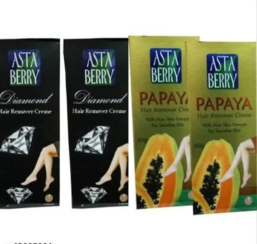  - Astaberry Diamond And Papaya Hair Removal Creme 240gmpack Of 2 2