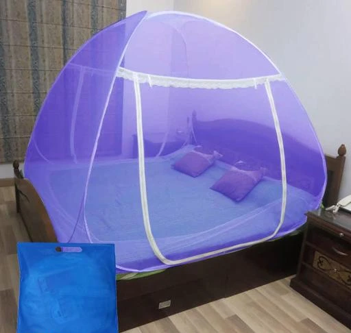 Double Bed foldable Mosquito Net Purple –