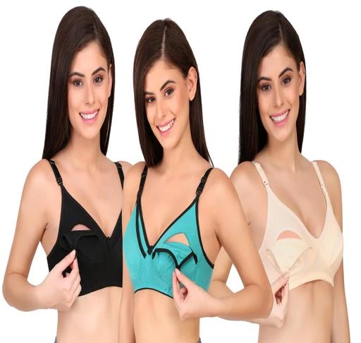 Buy Alvi Garments Women's Girl's Cotton Non-padded With