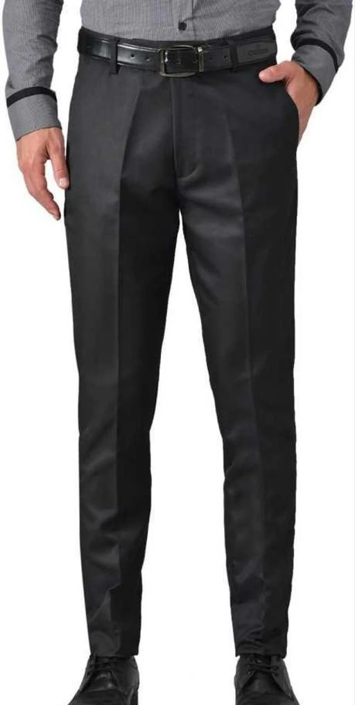 Formal Trouser Buy Men Black Cotton Blend Formal Trouser on Clithscom