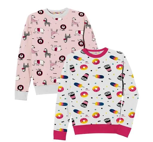 Checkout this latest Sweatshirts & Hoodies
Product Name: *Kuchipoo Girls Winterwear Sweatshirts - (KUC-SWT-121; White & Pink) - Pack of 2*
Fabric: Cotton Blend
Sleeve Length: Long Sleeves
Pattern: Printed
Net Quantity (N): 2
Description: This product is made from cotton blend and polo and finished in a attractive colors. It features long sleeve, round neck and is targeted towards girls.
Sizes: 
2-3 Years, 3-4 Years, 5-6 Years, 6-7 Years
Country of Origin: India
Easy Returns Available In Case Of Any Issue


SKU: MSH-SWT-121
Supplier Name: Kuchipoo

Code: 755-65995638-9981

Catalog Name: Princess Elegant Girls Sweatshirts
CatalogID_17691081
M10-C32-SC1161