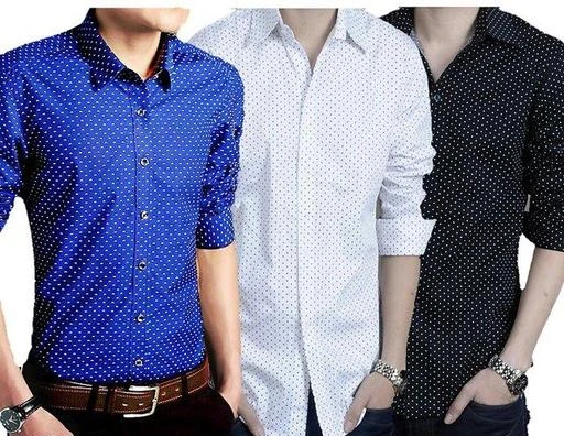 Checkout this latest Shirts
Product Name: *Classy Fashionable Men Shirts*
Fabric: Cotton
Sleeve Length: Long Sleeves
Pattern: Printed
Multipack: 3
Sizes:
M (Chest Size: 40 in, Length Size: 29 in) 
L (Chest Size: 42 in, Length Size: 30 in) 
XL (Chest Size: 44 in, Length Size: 30.5 in) 
Country of Origin: India
Easy Returns Available In Case Of Any Issue


Catalog Rating: ★3.8 (37)

Catalog Name: Pretty Fashionable Men Shirts
CatalogID_17699815
C70-SC1206
Code: 087-66022278-9922
