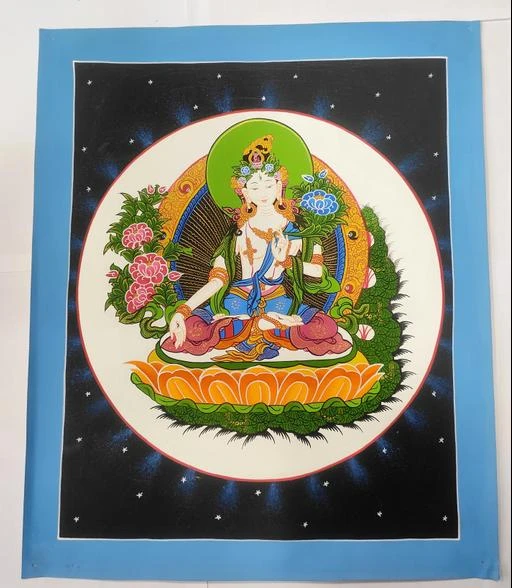 Checkout this latest Religious Paintings & frames
Product Name: *White Tara thangka painting Religious Paintings & frames *
Material: Metal, Wooden, Plastic, Acrylic
Pack: Pack of 1
Product Length: 30 cm
Product Breadth: 0.5 cm
Product Height: 30 cm
Country of Origin: India
Easy Returns Available In Case Of Any Issue


SKU: 3RCzYKNO
Supplier Name: DIVINE HANDMADE AND WINTER WARE

Code: 0543-66384982-9993

Catalog Name: Graceful Religious Paintings & Frames
CatalogID_17816534
M08-C25-SC1611