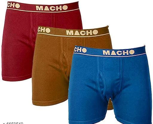 Checkout this latest Trunks
Product Name: *Fancy Men Trunks ( Pack of 3 )*
Fabric: Cotton
Pattern: Solid
Net Quantity (N): 3
Sizes: 
32 (Waist Size: 32 in, Length Size: 10 in) 
34 (Waist Size: 34 in, Length Size: 10 in) 
36, 38, 40
Country of Origin: India
Easy Returns Available In Case Of Any Issue


SKU: macho-long-3
Supplier Name: KNK Collections

Code: 634-6653543-5601

Catalog Name: Stylish Men Trunks
CatalogID_1060430
M06-C19-SC1216
