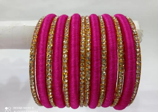 Checkout this latest Bracelet & Bangles
Product Name: *Twinkling Graceful Bracelet & Bangles*
Base Metal: Thread
Plating: No Plating
Stone Type: Cubic Zirconia/American Diamond
Sizing: Non-Adjustable
Type: Bangle Set
Net Quantity (N): More Than 10
Sizes:2.4, 2.6, 2.8
Twinkling Graceful Bracelet & Bangles
Country of Origin: India
Easy Returns Available In Case Of Any Issue


SKU: JtzDxj7Z
Supplier Name: S S Creations.

Code: 961-66552738-022

Catalog Name: Princess Colorful Bracelet & Bangles
CatalogID_17872445
M05-C11-SC1094