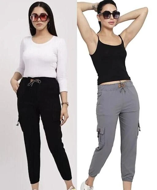 Checkout this latest Trousers & Pants
Product Name: *  Trendy Joggers Pants and Toko Stretchable Cargo Pants for Girls and womens - Combo Pack of 2*
Fabric: Lycra
Pattern: Solid
Net Quantity (N): 1
Sizes: 
28, 30
  Trendy Joggers Pants and Toko Stretchable Cargo Pants for Girls and womens - Combo Pack of 2
Country of Origin: India
Easy Returns Available In Case Of Any Issue


SKU: toko_black_grey_
Supplier Name: Hari Collections

Code: 114-66750553-996

Catalog Name: Comfy Fabulous Women Trouser and pant
CatalogID_17936283
M04-C08-SC1034
