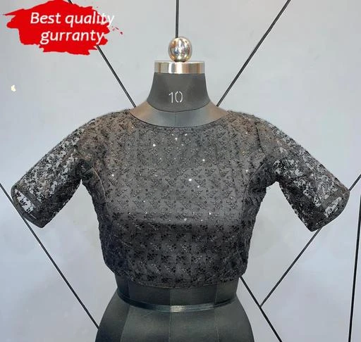 Checkout this latest Blouses
Product Name: *Stylus Women Blouses*
Fabric: Net
Fabric: Net
Sleeve Length: Short Sleeves
Pattern: Embellished
Sizes: 
34 (Bust Size: 34 in, Length Size: 15 in) 
36 (Bust Size: 36 in, Length Size: 15 in) 
38 (Bust Size: 38 in, Length Size: 15 in) 
40 (Bust Size: 40 in, Length Size: 15 in) 
Country of Origin: India
Easy Returns Available In Case Of Any Issue


SKU: 18-BLACK-BKD
Supplier Name: Womens store

Code: 183-66955957-9951

Catalog Name: Stylus Women Blouses
CatalogID_18009581
M03-C06-SC1007