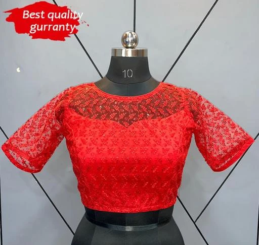 Checkout this latest Blouses
Product Name: *Stylus Women Blouses*
Fabric: Net
Fabric: Net
Sleeve Length: Short Sleeves
Pattern: Embellished
Sizes: 
34 (Bust Size: 34 in, Length Size: 15 in) 
36 (Bust Size: 36 in, Length Size: 15 in) 
38 (Bust Size: 38 in, Length Size: 15 in) 
40 (Bust Size: 40 in, Length Size: 15 in) 
Country of Origin: India
Easy Returns Available In Case Of Any Issue


SKU: 18-RED-BKD
Supplier Name: Womens store

Code: 973-66955960-9951

Catalog Name: Stylus Women Blouses
CatalogID_18009581
M03-C06-SC1007