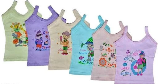 Cotton Camisole For Slip Innerwear Baniyan Shameez For Kids Vest