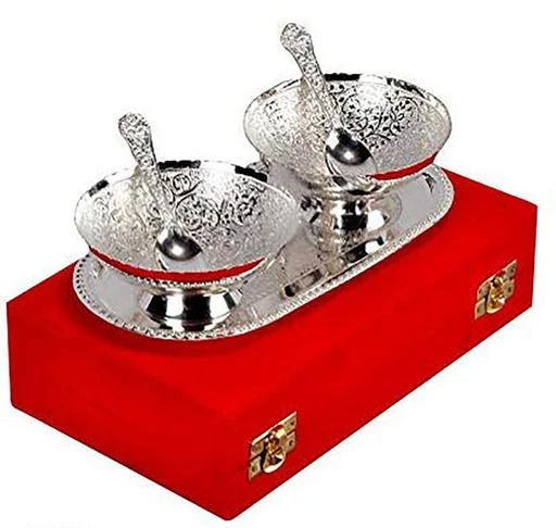 Checkout this latest Puja Articles
Product Name: *Dry fruit Box With Spoon *
Material: Brass
No. of Bowls: 2
Product Breadth: 12.5 
Multipack: 2
Country of Origin: India
Easy Returns Available In Case Of Any Issue


SKU: dry fruit-1
Supplier Name: Cliff Bangles

Code: 033-6697733-636

Catalog Name: Dry fruit Box With Spoon
CatalogID_1067792
M08-C25-SC1256