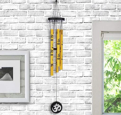 Checkout this latest Wind Chimes
Product Name: *PAYSTORE Feng Shui Metal 5 Pipes Wind Chime with Om for Positive Energy (Golden*
Material: Metal
Product Breadth: 1 cm
Product Height: 1.5 cm
Product Length: 21.5 cm
Net Quantity (N): 1
OM Wind chimes can be decorative, they can be musical and in Feng Shui, they can also be powerful tools. By using them properly, it is believed you can attract money and friends and promote health and harmony within your family. Sound is one of several Feng Shui 