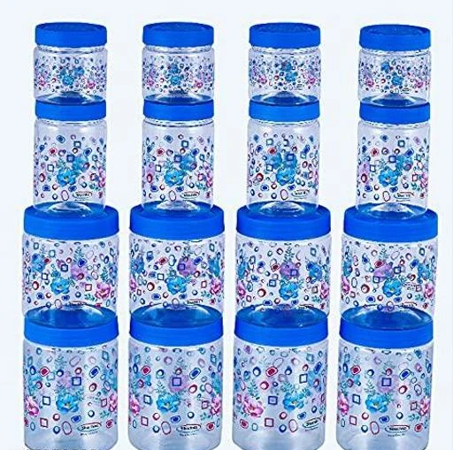 Checkout this latest Jars & Containers_1000-1500
Product Name: *Banvek Blue Best Quality Premium Kitchen Storage Container Set airtight Box for Spices - 1000 ml (4 pcs), 750 ml (4 pcs), 500 ml (4 pcs), 250 ml (4 pcs) Plastic Grocery Container - (Pack of 16,Blue)*
Material: Plastic
No. of Compartments: 1
Pack: Pack of 1
Product Length: 20 cm
Product Breadth: 20 cm
Product Height: 20 cm
 100% Safe to Use Storage Jars: These jars are made of high quality food gradable and BPA free plastic. These jars are odour free, unbreakable and See through lid is air tight for ensuring the freshness of the contents to be intact for a long period of time. Please note that the jars have been made only from the US FDA approved food grade plastic. Help In Organising Your Kitchen: The box comes with 16 jars in different sizes for storing variety of items like Spices, Pluses, Tea, Coffee, Snacks. It is easy to recognize the food items kept inside without opening the lid of jar as these jars have glass like transparency. These Jars can be kept one over others which help in saving lots of space. These jars help in bringing uniformity in your kitchen. These multipurpose Jars are stackable, transparent, airtight, odour free, BPA free and long lasting. The wide open mouth & glass like clarity sip. Elegant, Trendy & Sleek Design: The containers come in there different sizes( 4 jars- 250ml, 4 Jars- 500ml and 4 Jars- 750ml and 4 jars- 1000ml). The geometric design all over it makes it very trendy and perfect for contemporary modern kitchen as well for traditional kitchen. So, these jars
Easy Returns Available In Case Of Any Issue


SKU: 9C7JNMe3
Supplier Name: Origin Industries

Code: 315-67178093-996

Catalog Name: Classic Jars & Containers
CatalogID_18084379
M08-C23-SC1428