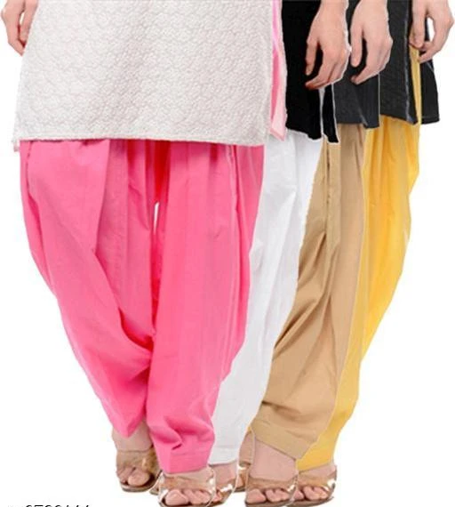 Checkout this latest Patialas
Product Name: *Ravishing Women Patiala*
Fabric: Cotton
Pattern: Solid
Multipack: 3
Sizes: 
28 (Waist Size: 28 in, Length Size: 39 in) 
30, 32, 34, 36, 38, 40, 42
Country of Origin: India
Easy Returns Available In Case Of Any Issue


Catalog Rating: ★4.1 (94)

Catalog Name: Ravishing Women Patialas
CatalogID_1071291
C74-SC1018
Code: 296-6720144-8091
