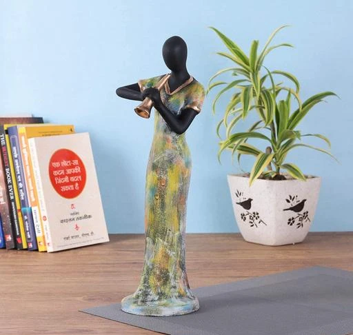 Checkout This Latest Showpieces Collectibles Product Name Handicraft Musical Lady Statue For Home Decor Items Decorative Room Showpiece Figurine Table Decoration - Handicraft Home Decor