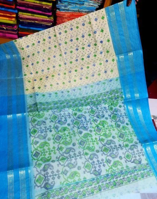 Checkout this latest Sarees
Product Name: *santipur pure tant printed sareem*
Saree Fabric: Cotton
Blouse: Separate Blouse Piece
Blouse Fabric: Cotton
Pattern: Printed
Net Quantity (N): Single
Sizes: 
Free Size (Saree Length Size: 5.5 m, Blouse Length Size: 0.8 m) 
Easy Returns Available In Case Of Any Issue


SKU: sky_printed_7
Supplier Name: happy creation sarees

Code: 154-6776875-9501

Catalog Name: Chitrarekha Refined Sarees
CatalogID_1080843
M03-C02-SC1004
