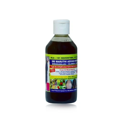 Buy Adivasi Adi Sri Maruthi Hair Oil for Hair Growth & Anti Hairfall  Control Basycally Made By Pure Adivasi Ayurvedic Herbs 500ml (Natural Hair  Oil) Online at Low Prices in India -