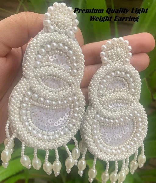 Checkout this latest Earrings & Studs
Product Name: *Premium Quality Handmadelight weight Embroidery White double Circle earring for women and girls. - white double circle*
Base Metal: Fabric
Plating: No Plating
Sizing: Non-Adjustable
Stone Type: Artificial Stones & Beads
Type: Chandelier
Net Quantity (N): 1
 Elegant Boho Sequins Contemporary Design Handcrafted Lightweight Chandiler Earrings for Women and Girls. Suitable on all kind of dresses from indo-western to western and ethnic traditional. Worn by Indian Celebrities.
Country of Origin: India
Easy Returns Available In Case Of Any Issue


SKU: KR-EMDER0001(1)-Double Round Embroidery Earring (White)
Supplier Name: KOORIES

Code: 142-68170954-996

Catalog Name: Stylo Earrings & Studs
CatalogID_18419561
M05-C11-SC1091