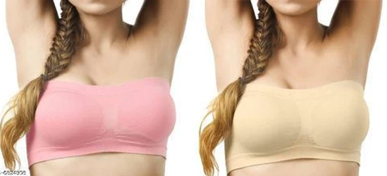 2-pack non-wired bandeau bras