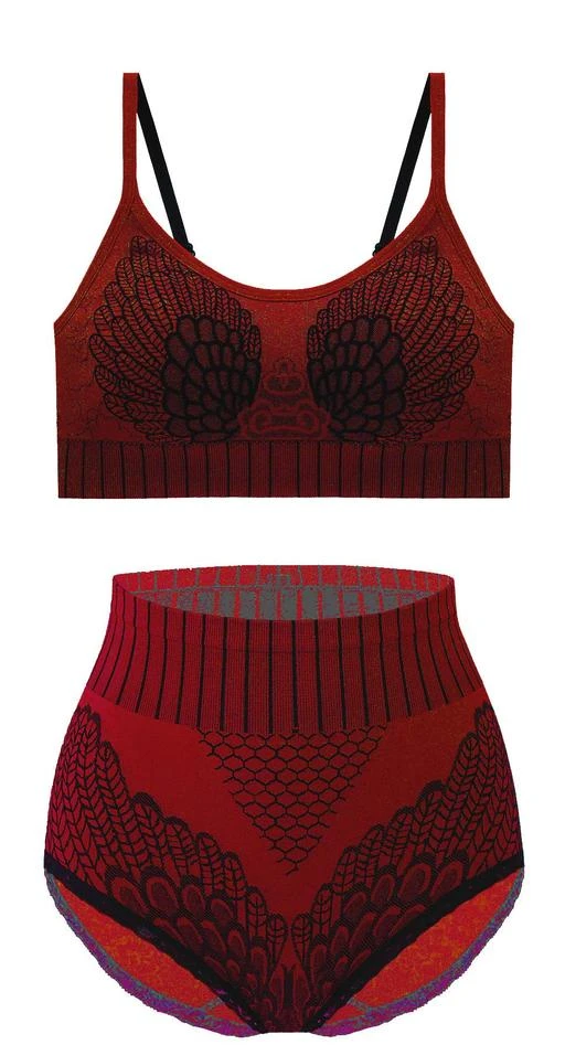 Buy Women's Hosiery Bra and Panty Set Lingerie Sets Multicolour