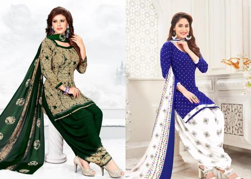 Checkout this latest Suits
Product Name: *Aishani Superior Salwar Suits & Dress Materials*
Top Fabric: Crepe + Top Length: 2 Meters
Bottom Fabric: Crepe + Bottom Length: 2.25 Meters
Dupatta Fabric: Chiffon + Dupatta Length: 2 Meters
Lining Fabric: No Lining
Type: Un Stitched
Pattern: Printed
Net Quantity (N): Pack of 2
Top Fabric : Crepe + Top Length: 2 Meters  Bottom Fabric : Crepe + Bottom Length: 2.25 Meters  Dupatta Fabric : Chiffon + Dupatta Length: 2 Meters  Lining Fabric : No Lining  Type : Un Stitched  Pattern : Printed  Multipack : Pack of 2   You will be the center of attention in this patiala dress material. The top is made of Italian Leone crepe fabric which is stylized with beautiful printed work as shown. Comes along with Italian Leone crepe bottom and chiffon dupatta with the latest trend and style. Get this unstitched suit stitched as per your desired fit and comfort. This outfit is perfect to wear at weekend get-together, casual, office wear. Team this suit with ethnic accessories and high heel for a complete look and fetch compliments for your rich sense of style. Note : - The actual product may differ slightly in color and design from the one illustrated in the images when compared with computer or mobile screen. Aishani Petite Salwar Suits & Dress Materials  Country of Origin : India
Country of Origin: India
Easy Returns Available In Case Of Any Issue


SKU: be-g-1268-B-1266 
Supplier Name: papa ki pari

Code: 266-68557230-999

Catalog Name: Chitrarekha Fabulous Salwar Suits & Dress Materials
CatalogID_18565119
M03-C05-SC1002