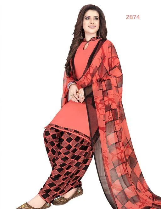 Checkout this latest Suits
Product Name: *Trendy Women's Suits & dress Material*
Top Fabric: Crepe + Top Length: 2.25 Meters
Bottom Fabric: Crepe + Bottom Length: 2 Meters
Dupatta Fabric: Chiffon + Dupatta Length: 2.25 Meters
Lining Fabric: No Lining
Type: Un Stitched
Pattern: Printed
Multipack: Single
Country of Origin: India
Easy Returns Available In Case Of Any Issue


SKU: 2874
Supplier Name: SHREE SHYAM ENTERPRISES

Code: 703-6870422-447

Catalog Name: Myra Fashionable Salwar Suits & Dress Materials
CatalogID_1096637
M03-C05-SC1002