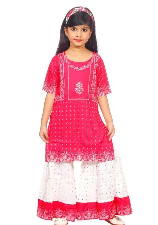Checkout this latest Kurta Sets
Product Name: *Stylo Kurta Sets*
Top Fabric: Cotton Linen
Dupatta: Without Dupatta
Top Shape: A-line
Bottom Type: palazzos
Top Length: above knee
Top Pattern: Printed
Sleeve Length: Sleeveless
Girls Festive & Patry Kurta and Palazzo Set (Pink Pack Of 1)
Sizes: 
1-2 Years
Country of Origin: India
Easy Returns Available In Case Of Any Issue


SKU: 1616102807
Supplier Name: Match it garments

Code: 642-68706212-943

Catalog Name: Stylo Kurta Sets
CatalogID_18616918
M10-C32-SC1140