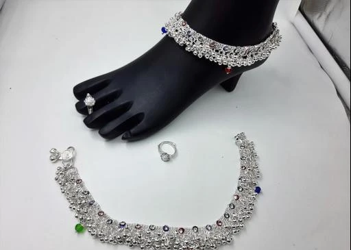 Silver hot sale plated payal