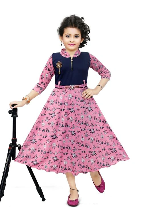 Checkout this latest Clothing Set
Product Name: *Angels fit & flare Floral printed below knee length Frock /maxi dress for girls*
Top Fabric: Cotton Blend
Bottom Fabric: Cotton Blend
Sleeve Length: Three-Quarter Sleeves
Top Pattern: Embroidered
Bottom Pattern: Solid
Net Quantity (N): Single
Sizes:
12-18 Months (Top Chest Size: 18 in, Top Length Size: 19 in, Bottom Waist Size: 20.5 in, Bottom Length Size: 21.5 in) 
18-24 Months (Top Chest Size: 19 in, Top Length Size: 20 in, Bottom Waist Size: 22.5 in, Bottom Length Size: 23.5 in) 
1-2 Years (Top Chest Size: 20 in, Top Length Size: 21 in, Bottom Waist Size: 22 in, Bottom Length Size: 24 in) 
2-3 Years (Top Chest Size: 21 in, Top Length Size: 22 in, Bottom Waist Size: 24 in, Bottom Length Size: 26 in) 
3-4 Years (Top Chest Size: 24 in, Top Length Size: 26 in, Bottom Waist Size: 28 in, Bottom Length Size: 30 in) 
4-5 Years (Top Chest Size: 26 in, Top Length Size: 28 in, Bottom Waist Size: 30 in, Bottom Length Size: 32 in) 
5-6 Years (Top Chest Size: 28 in, Top Length Size: 30 in, Bottom Waist Size: 34 in, Bottom Length Size: 36 in) 
6-7 Years (Top Chest Size: 30 in, Top Length Size: 32 in, Bottom Waist Size: 36 in, Bottom Length Size: 38 in) 
7-8 Years (Top Chest Size: 32 in, Top Length Size: 34 in, Bottom Waist Size: 36 in, Bottom Length Size: 40 in) 
8-9 Years (Top Chest Size: 34 in, Top Length Size: 36 in, Bottom Waist Size: 38 in, Bottom Length Size: 40 in) 
9-10 Years (Top Chest Size: 36 in, Top Length Size: 38 in, Bottom Waist Size: 40 in, Bottom Length Size: 42 in) 
10-11 Years (Top Chest Size: 38 in, Top Length Size: 40 in, Bottom Waist Size: 42 in, Bottom Length Size: 44 in) 
11-12 Years (Top Chest Size: 40 in, Top Length Size: 42 in, Bottom Waist Size: 44 in, Bottom Length Size: 46 in) 
Angels present a beautiful Baby girls dress for your princess. It is a western wear designed for special occasions. Our is provided at a very reasonable price. Angels is a brand which deals in kids dresses as in Gowns, girls Frocks and cotton. Our motive is to provide best products at reasonable price. So buy this dress for your little princess to make her feel special this festive season thank you
Country of Origin: India
Easy Returns Available In Case Of Any Issue


SKU: kgIskRIu
Supplier Name: Kiran girls fancy dress

Code: 742-68799930-997

Catalog Name: Modern Comfy Girls Top & Bottom Sets
CatalogID_18652164
M10-C32-SC1147