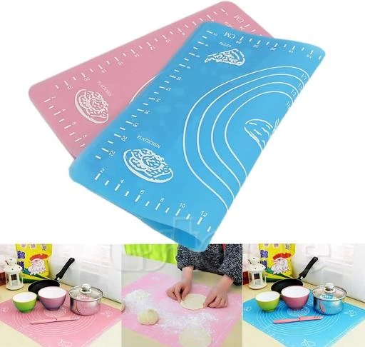 Checkout this latest Doormats
Product Name: *Silicone Reusable, Non-Stick Pastry Rolling Baking Mat with Measurements (Multicolor - Assorted)*
Length: 4 cm
Height: 21 cm
Breadth: 15 cm
Multipack: 1
Country of Origin: India
Easy Returns Available In Case Of Any Issue


Catalog Rating: ★4.1 (73)

Catalog Name: Dishwashing Scrubbing Brush for Dishes, Kitchen Accessories, Fruit & Vegetable Scrub Brushes, Car Cleaning Supplies
CatalogID_1100904
C89-SC1750
Code: 492-6895880-666